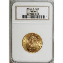 1901-S $10 MS64 NGC