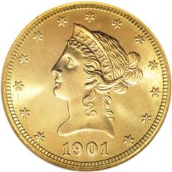 1901-S $10 MS65 NGC