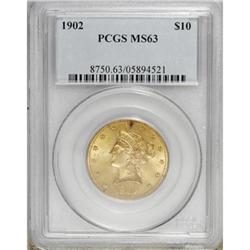 1902 $10 MS63 PCGS