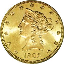 1902 $10 MS64 PCGS