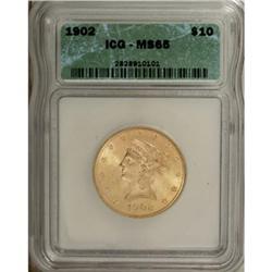 1902 $10 MS65 ICG