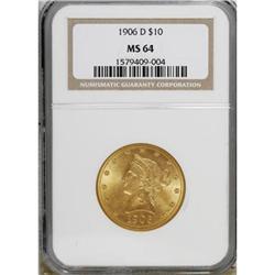 1906-D $10 MS64 NGC