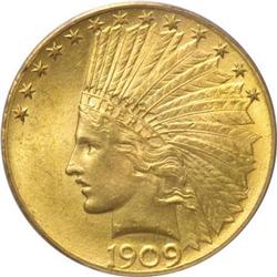 1909 $10 MS64 PCGS