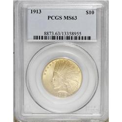 1913 $10 MS63 PCGS