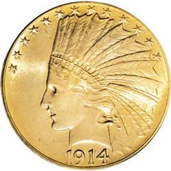 1914 $10 MS64 PCGS