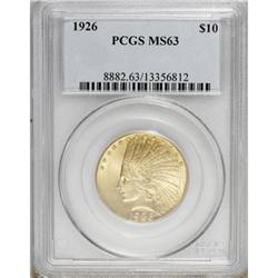1926 $10 MS63 PCGS
