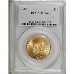 1932 $10 MS64 PCGS