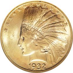 1932 $10 MS65 NGC