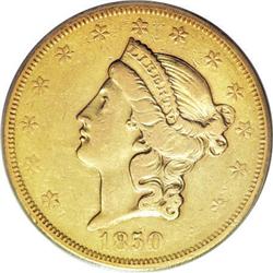 1850-O $20 VF35 PCGS