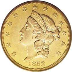 1852-O $20 XF45 PCGS