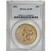 Image 1 : 1853 $20 AU55 PCGS