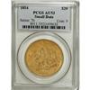 Image 1 : 1854 $20 Small Date AU53 PCGS