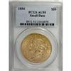 Image 1 : 1854 $20 Small Date AU55 PCGS