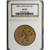 Image 3 : 1854 $20 Large Date AU50 NGC