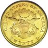 Image 2 : 1854 $20 Large Date AU55 PCGS