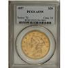 Image 1 : 1857 $20 AU55 PCGS