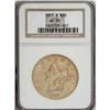 1857-S $20 AU50 NGC