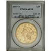 1857-S $20 AU53 PCGS
