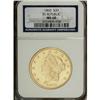 Image 3 : 1860 $20 MS60 NGC