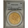 Image 3 : 1863 $20 AU53 PCGS