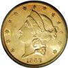 Image 1 : 1863-S $20 MS60 PCGS