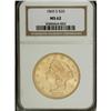 Image 3 : 1865-S $20 MS62 NGC