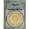 Image 3 : 1866 $20 AU50 PCGS