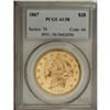 Image 3 : 1867 $20 AU58 PCGS