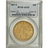 Image 1 : 1867-S $20 AU53 PCGS