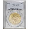 Image 1 : 1872 $20 AU58 PCGS
