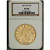 Image 3 : 1872-CC $20 AU50 NGC