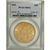 Image 1 : 1875 $20 MS61 PCGS
