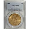 Image 1 : 1878 $20 MS61 PCGS