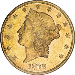 1879-S $20 MS61 PCGS