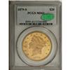 Image 3 : 1879-S $20 MS61 PCGS