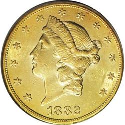 1882-CC $20 AU58 PCGS