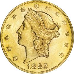 1882-CC $20 AU58 ANACS