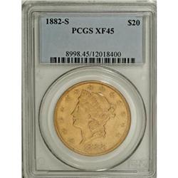 1882-S $20 XF45 PCGS