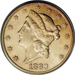 1883-CC $20 AU55 PCGS