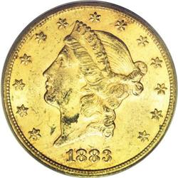 1883-CC $20 AU58 PCGS