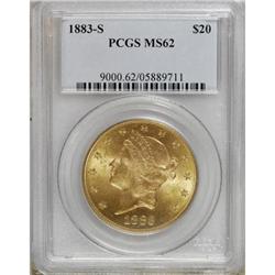 1883-S $20 MS62 PCGS