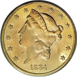 1884-CC $20 AU58 PCGS