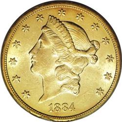 1884-CC $20 AU58 PCGS