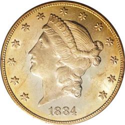 1884-CC $20 MS61 PCGS