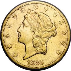 1885-CC $20 XF45 PCGS