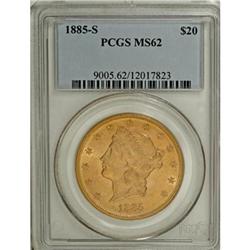 1885-S $20 MS62 PCGS
