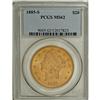 Image 1 : 1885-S $20 MS62 PCGS
