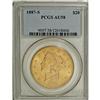 1887-S $20 AU58 PCGS