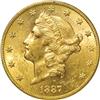 Image 1 : 1887-S $20 MS62 PCGS