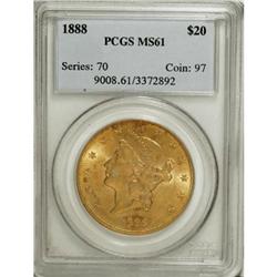 1888 $20 MS61 PCGS
